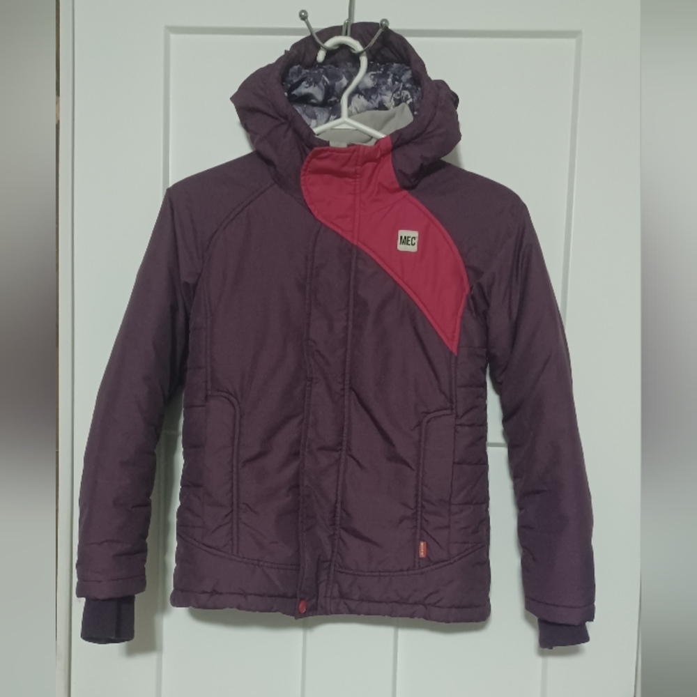 Great condition, purple and pink girl size 10 winter Jacket